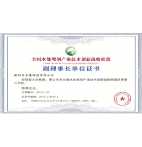 全國水處理劑產(chǎn)業(yè)技術(shù)創(chuàng)新戰(zhàn)略聯(lián)盟副理
