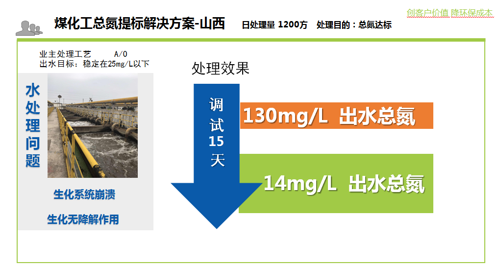 煤化工總氮提標解決方案